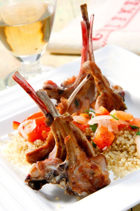 Chuletas de cordero con quinoa chuletas de cordero con quinoa