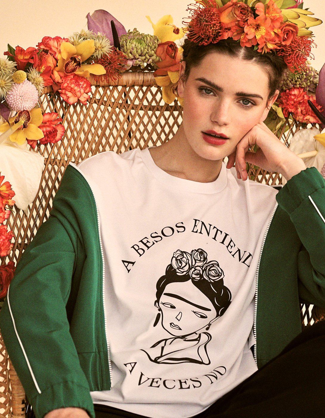 camiseta frida kahlo stradivarius comprar