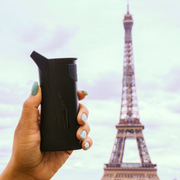 G Pen Roam Weed Vaporizer in front of the Eiffel Tower g pen roam weed vaporizer in front of the eiffel tower