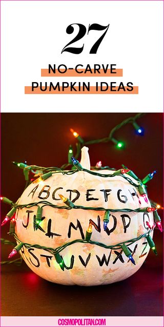 27 No Carve Pumpkin Decorating Ideas Use Painted 