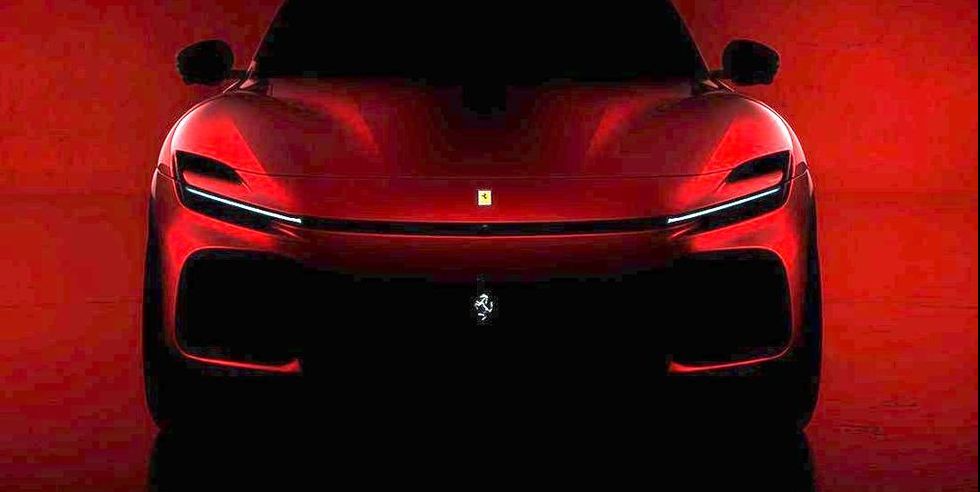 This Is the First Official Image of Ferrari's Purosangue SUV