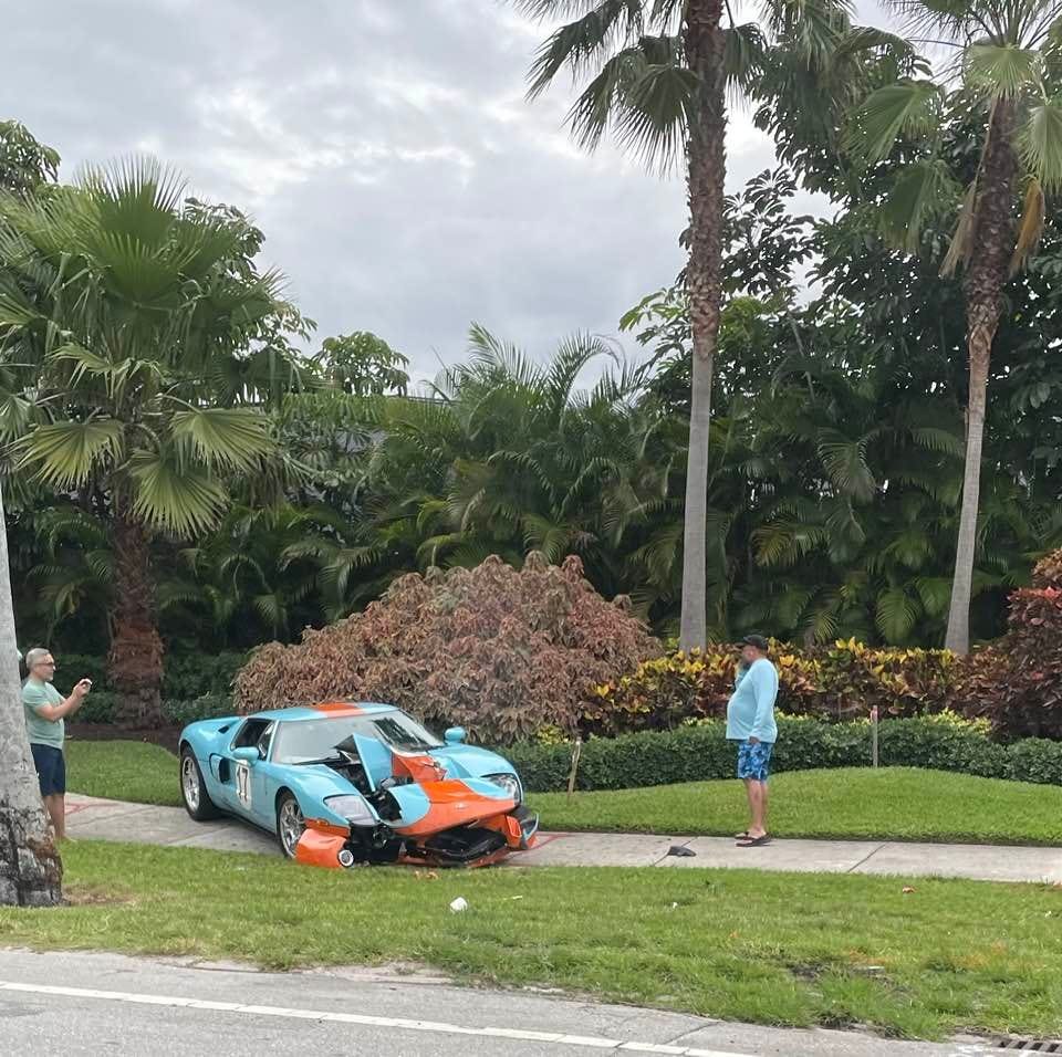 Florida Ford GT Owner Crashes Because He's 