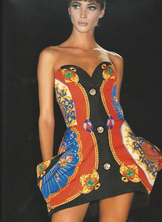 versace print outfit