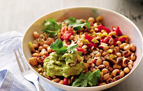 Black-Eyed Peas and Brown Rice Bowl