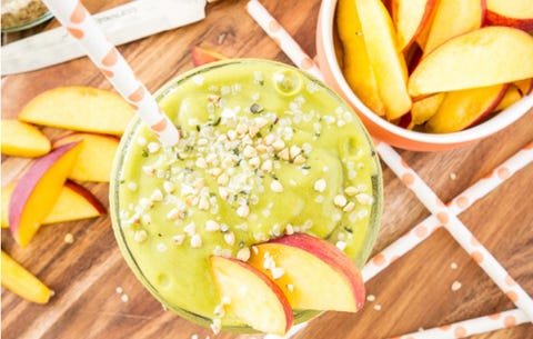Energizing Peach Green Tea Smoothie Energizing Peach Green Tea Smoothie