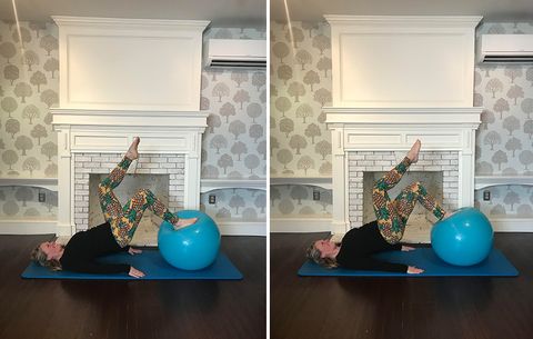glute exercises with stability ball