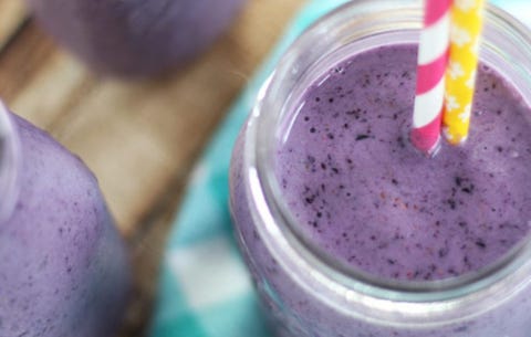 Blueberry Green Tea Protein Smoothie Blueberry Green Tea Protein Smoothie
