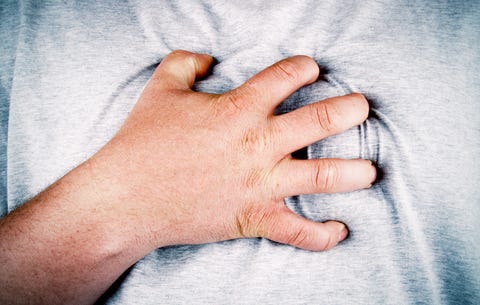 Lung cancer sign: Chest pain