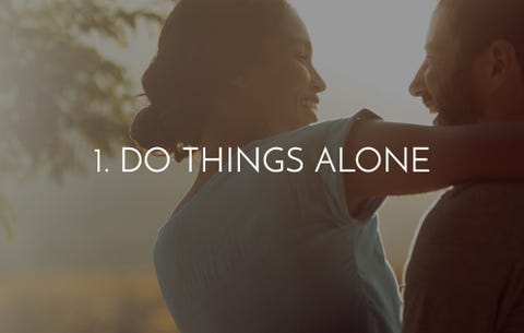 Do Things Alone marriage advice, avoid divorce