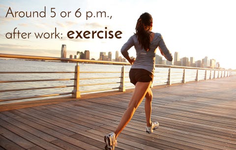 Exercise after work
