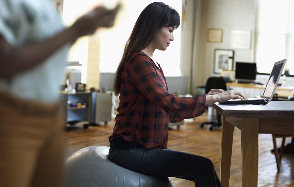 Should You Swap Your Chair For An Exercise Ball