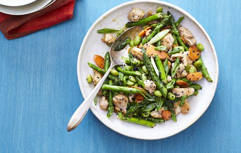 asparagus and chicken stir fry