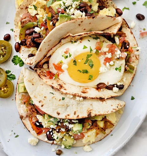 beef egg bean taco beef egg bean taco