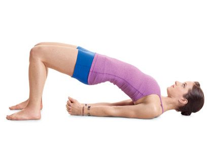 yoga for posture: bridge pose