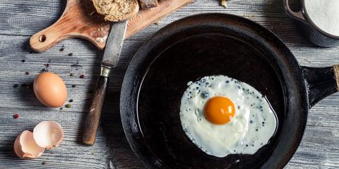 eggs in cast iron