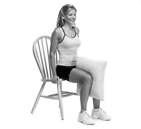 Seated Pillow Squeeze