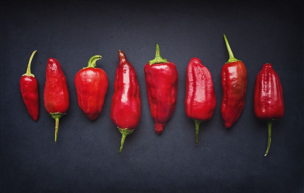 Hot peppers irritate the anal area and cause hemorrhoid pain