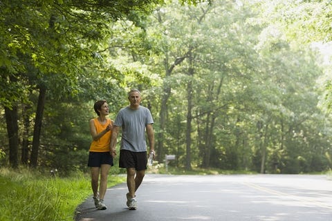 camminare per il benessere