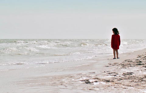 image standing by the beach