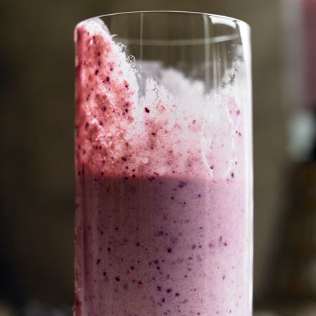Banana-Blueberry-Soy Smoothie image