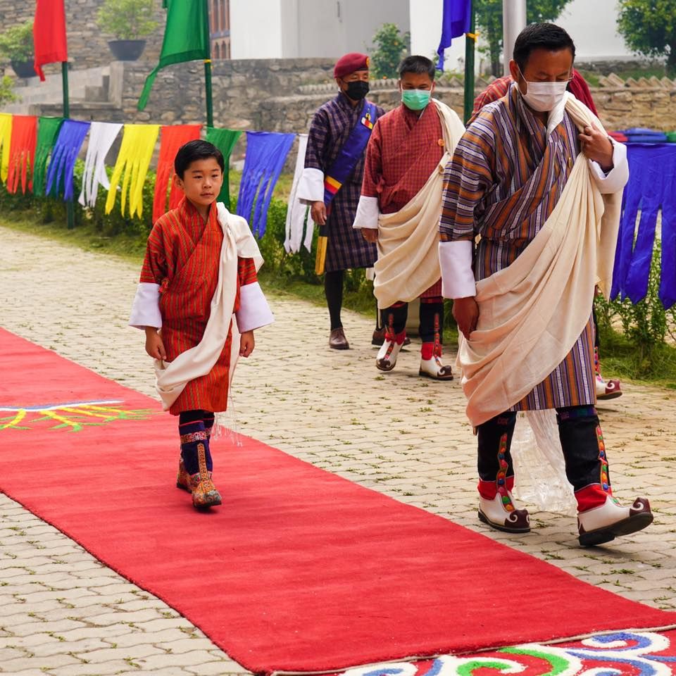 Crown Prince of Bhutan, 6, Undertakes His First Solo Engagement