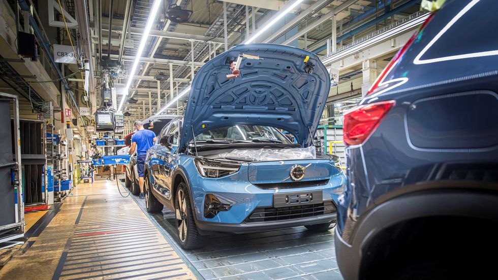 2022 Volvo C40 Recharge Production Begins