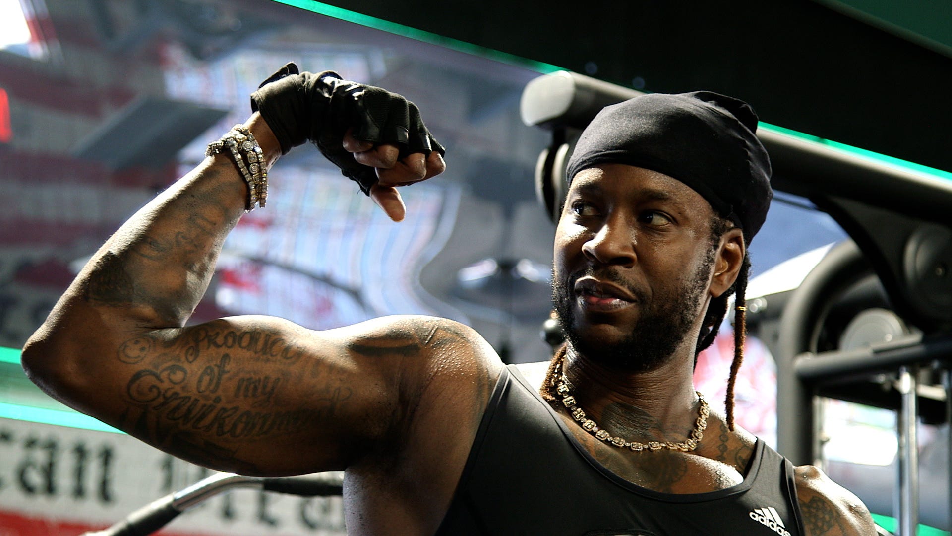 2 Chainz Shows Off His Heavy Weight Circuit Workout