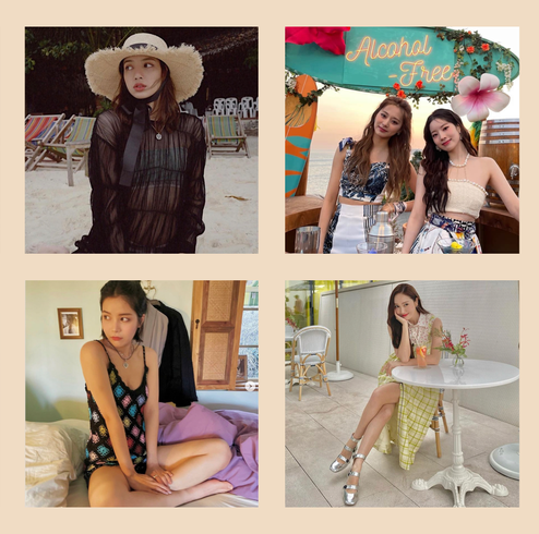 Twiceからblackpinkまで K Popアイドルのリゾートワンピース トップを大追跡 Elle エル デジタル Twiceからblackpinkまで K Popアイドルのリゾートワンピース トップを大追跡 Elle エル デジタル