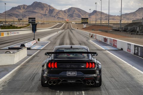 shelby american code red gt500 rear