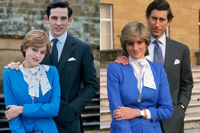 the crown recreates princess diana and princes charles's engagement