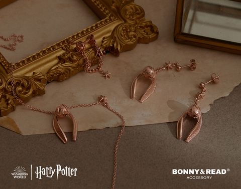 哈利波特迷注意！bonnyread魔法世界系列飾品3款新色登場，高人氣金探子全台限量300個