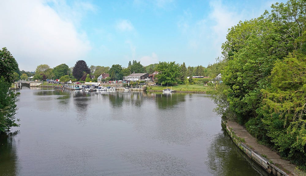 Small Private Island With Mansion For Sale On The River Thames