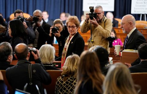 Former U.S. Ambassador To Ukraine Marie Yovanovitch Testifies At Impeachment Hearing