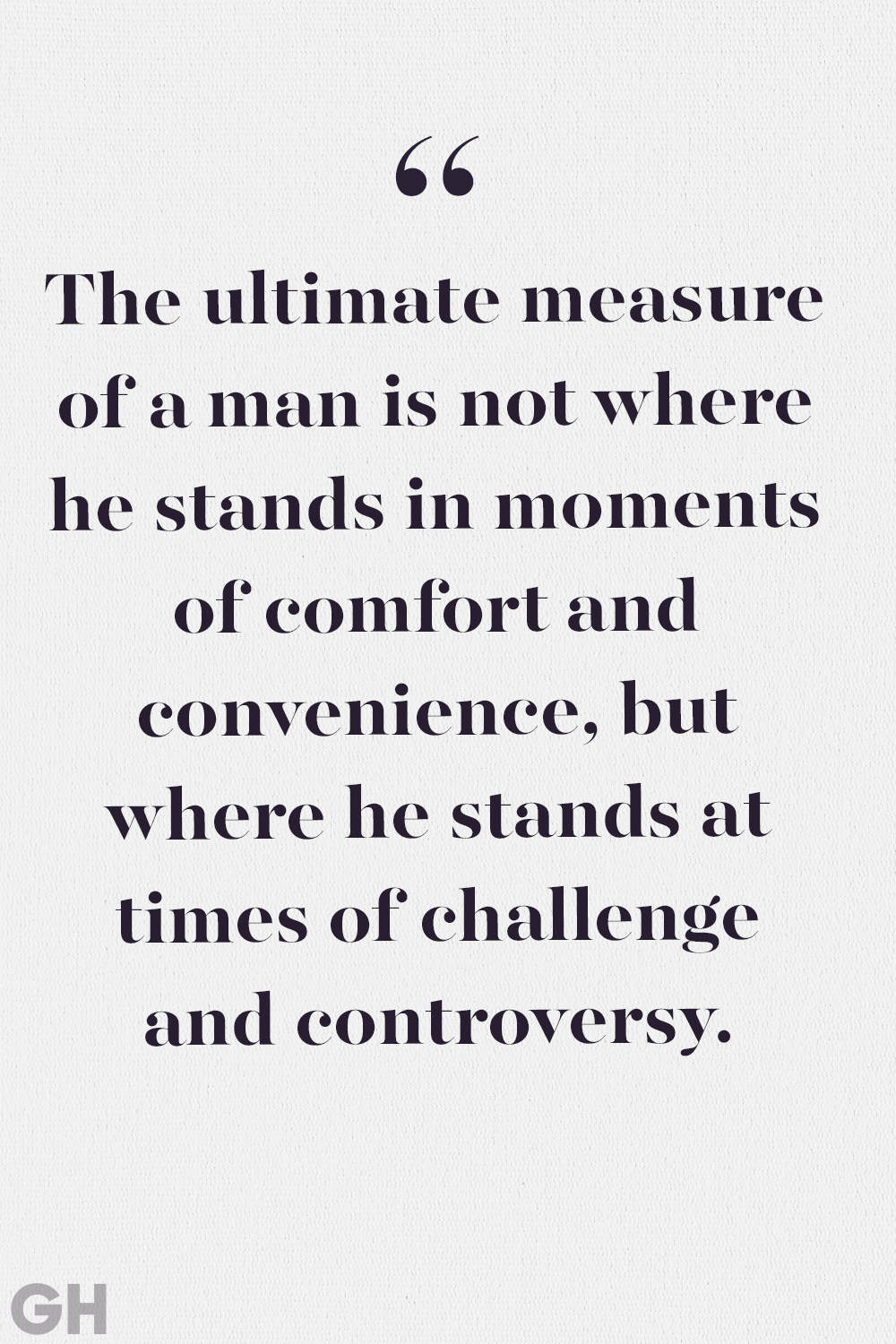 the measure of a man martin luther king jr