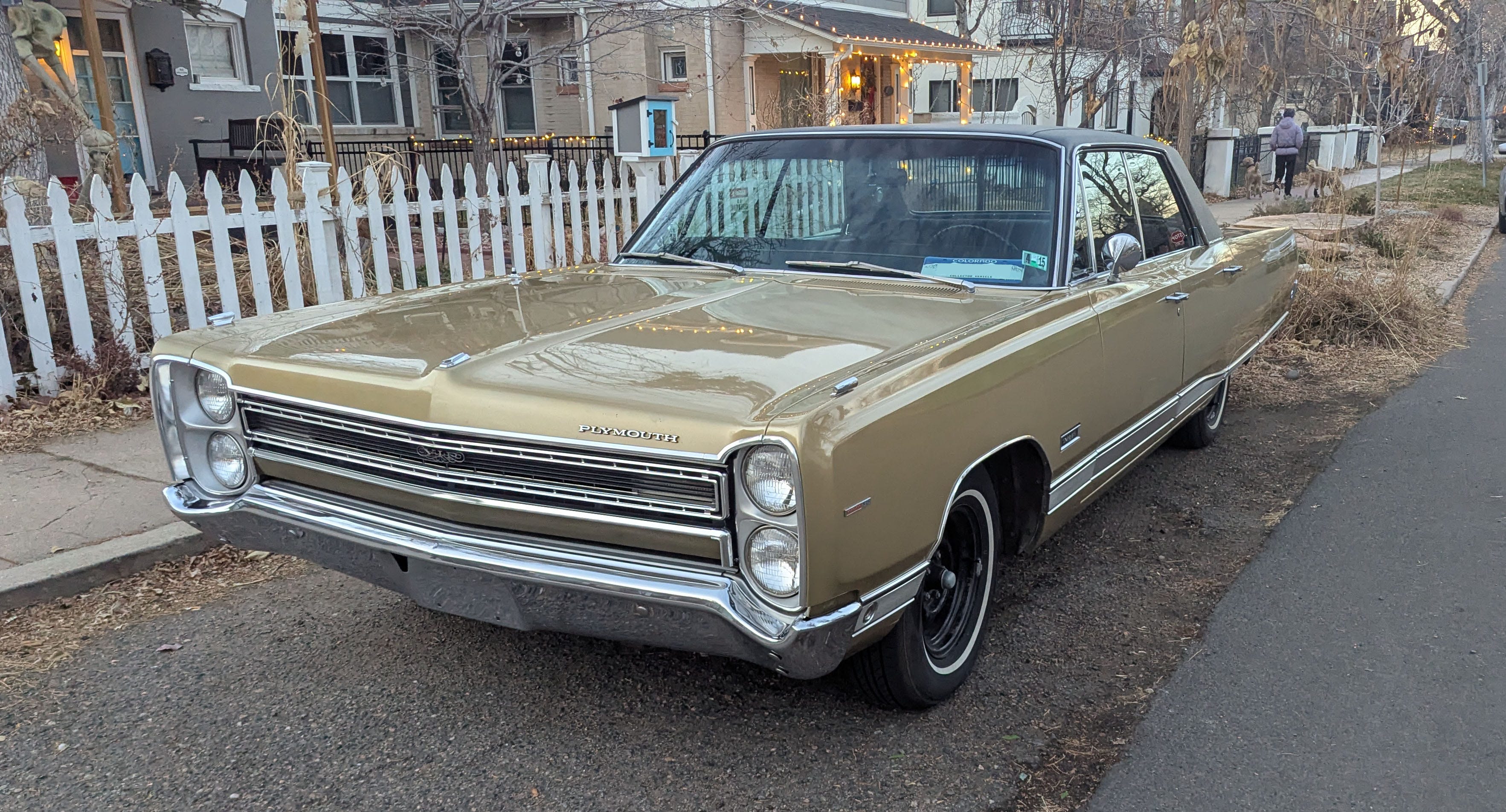 1968 Plymouth VIP 4-Door Hardtop Is Down on the Denver Street