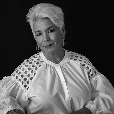 black and white headshot