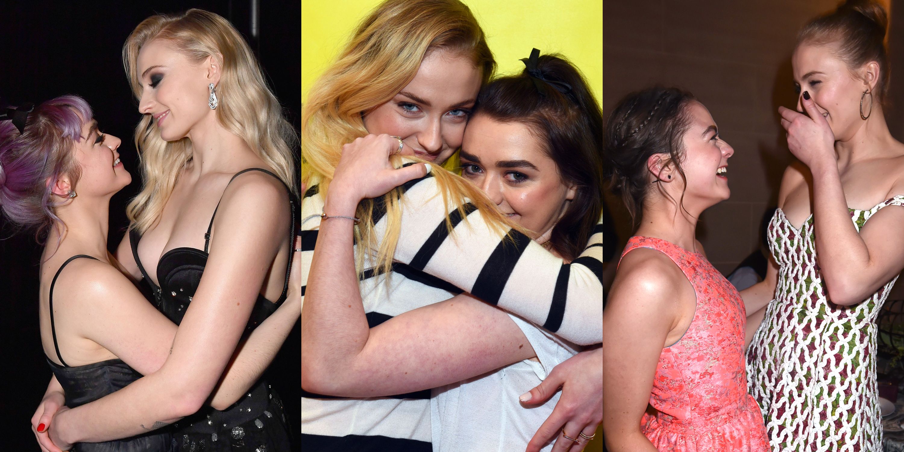 Iconic Maisie Williams and Sophie Turner Co-Stars Photos Through the Years