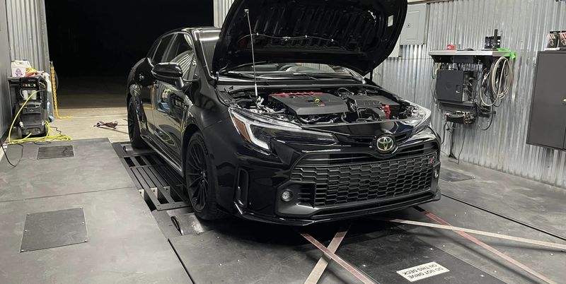 Toyota GR Corolla Puts Up Impressive Numbers on a Dyno