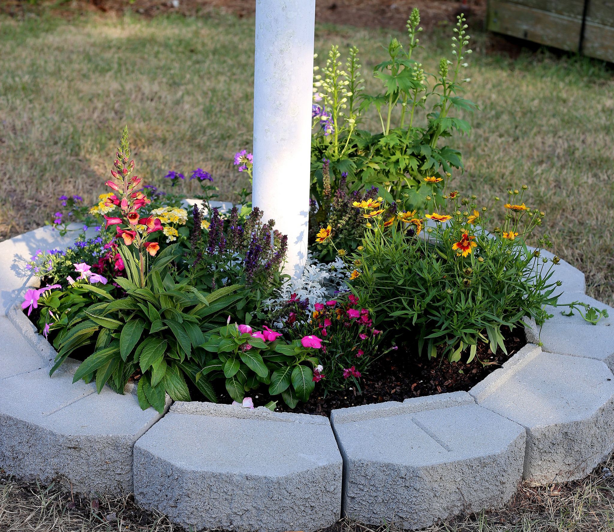 flag pole landscape