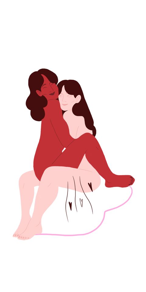 3 Way Lesbian Strapon Porn Tumblr - 37 Hot Lesbian Sex Positions - Best Lesbian Sex Ideas and Positions