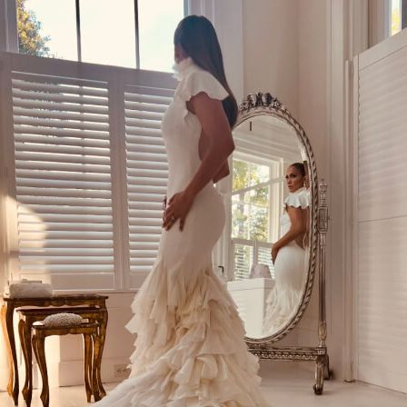Jennifer Lopez Shares the First Up-Close Photos of Her 3 Georgia Wedding Dresses
