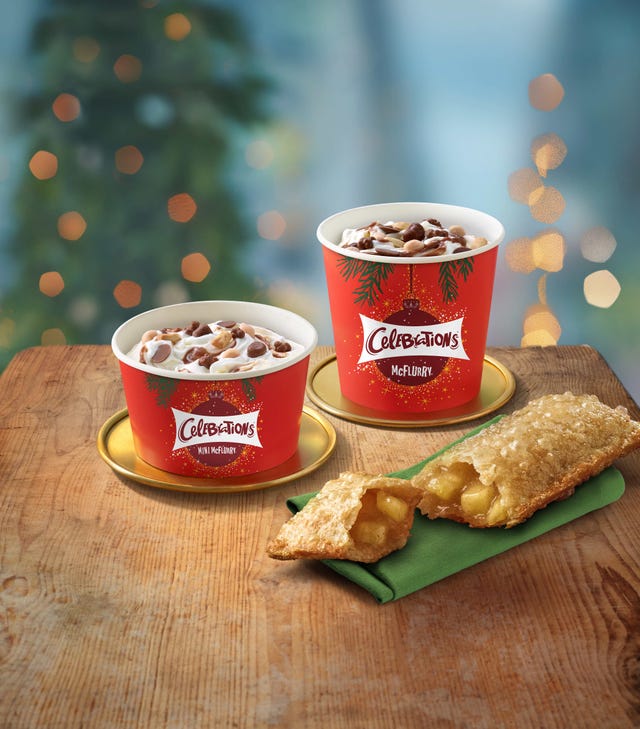 The McDonald's Christmas menu is back and it features a Celebrations