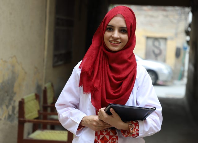 doctor saleema rehman visits the school that she attended as a child in attock pakistan during these visits, she helps to raise awareness of the importance of education