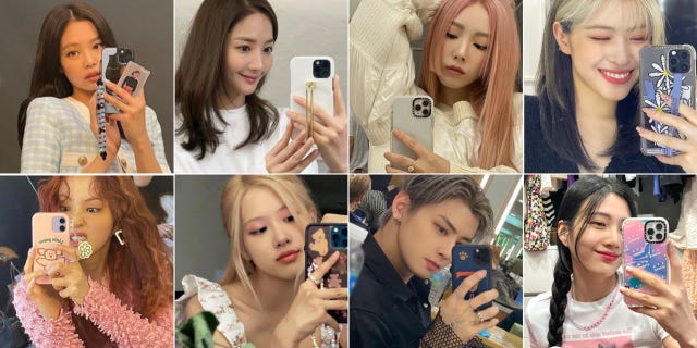 韓国アイドルが愛用するスマホケース アクセ16選 Blackpinkもハマる流行りのアレンジも ファッション Elle エル デジタル