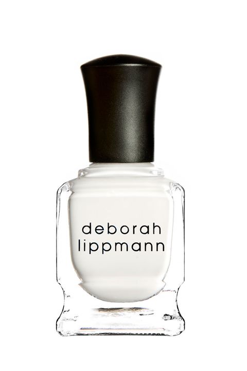 manicura tendencia otoño esmalte color blanco deborah lippmann