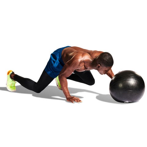 How to Master the D-ball Crawl for Harder, Stronger Abs and Full-body ...