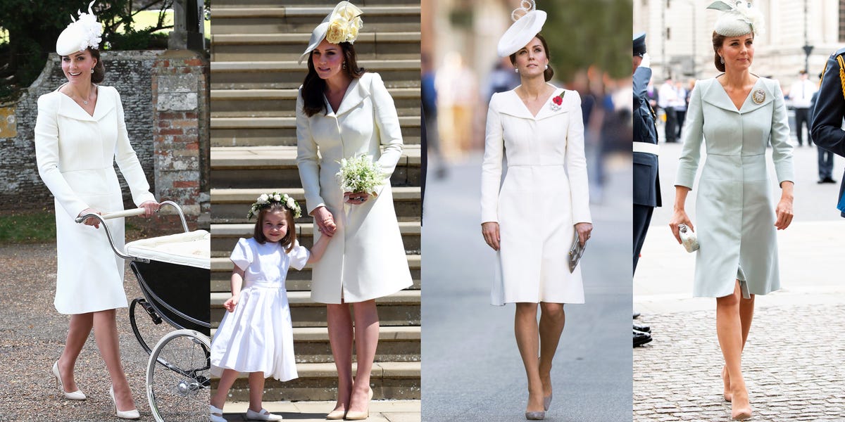 Kate Middleton Alexander Mcqueen Coat Dress