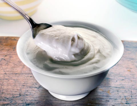 yogurt in dish