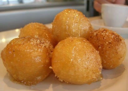 image Loukoumades fried doughnuts