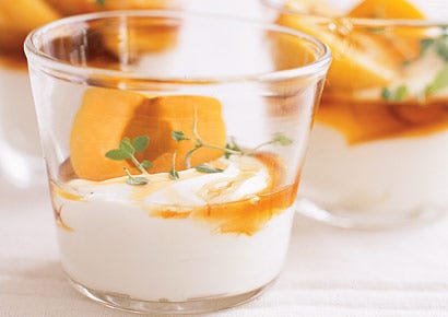 Peach Parfait